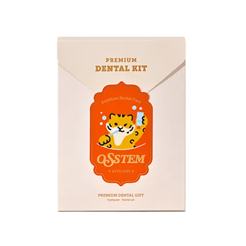 오스템 패밀리 양치 키트 여행용 세트 4종(치약4개 + 칫솔 4개)
