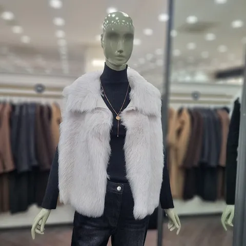 토스카나 퍼 베스트 (SAFU33461 아이보리)