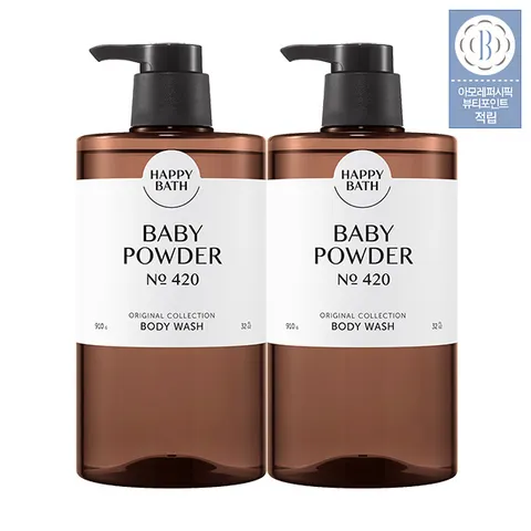 [NEW] 해피바스 오리지널 베이비파우더 바디워시 910g 2입