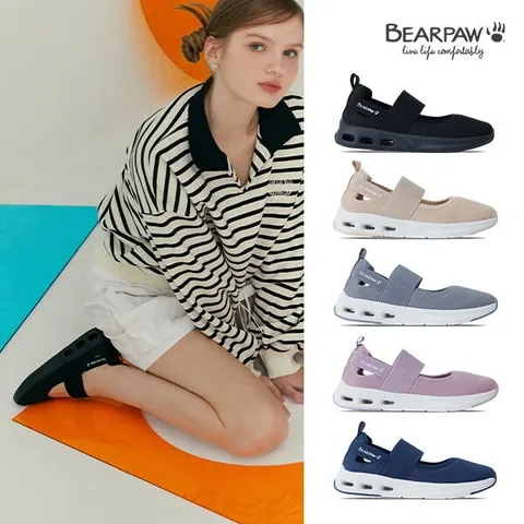 베어파우 ASTA 여성 메리제인 슬립온 1066 463694