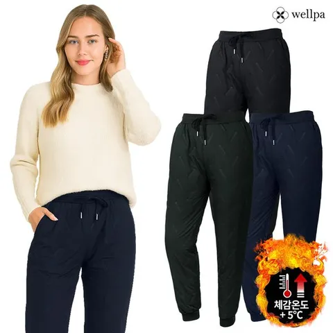[하프클럽] () 여성용 플렉서블 조거 방풍 패딩 팬츠 WP543