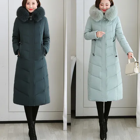 B-222810 - 슬림 히트 롱 패딩/기본핏/웰론패딩/오피스룩/하객룩