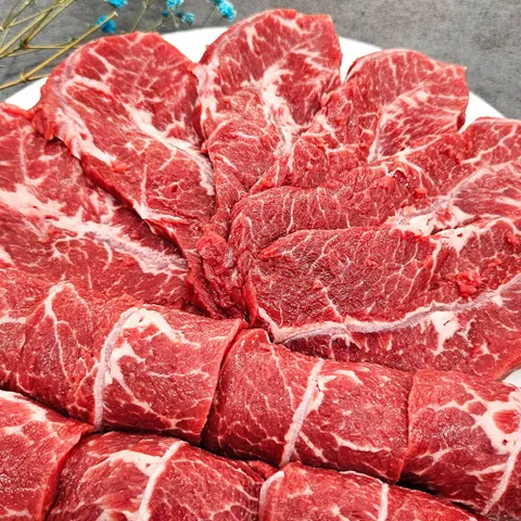 [식탁이야기]미국산 초이스등급 호주산 소고기 1kg 한판 살치살 소 갈비살 부채살 우삼겹