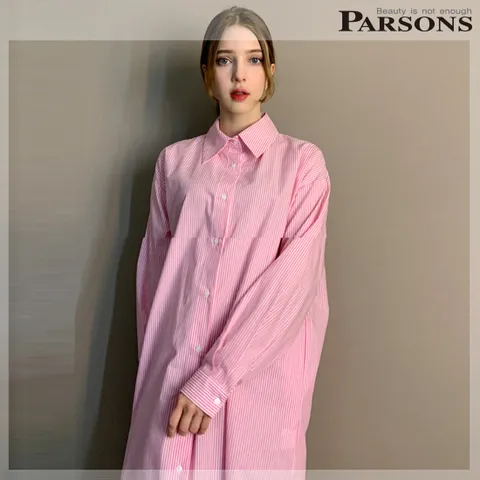 [파슨스][최초가 159,000원][Assuline] Stripe Box Shirt Dress (ASSR3OP01)