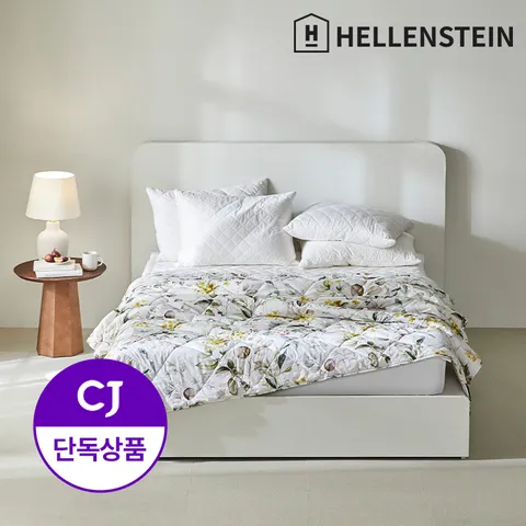 [CJ단독][2장1세트] 호주산 투인원 플라워 양모 차렵이불 S/SS
