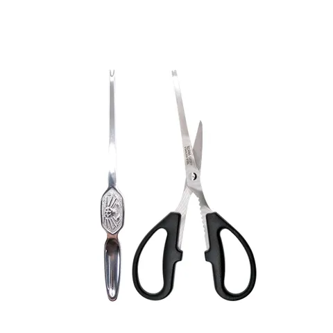 kimspp 게가위세트(게속살가위+게포크) 꽃게 대게 게가위 게가위세트 게살포크 게속살포크