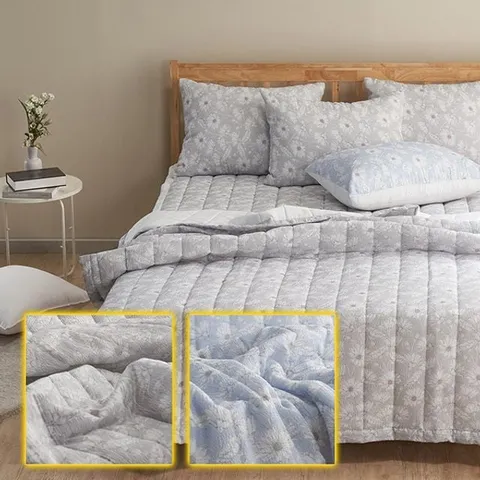 더크린 레밀 리플 침대패드 Q 2컬러 시어서커여름이불세트 구스이불커버 침구