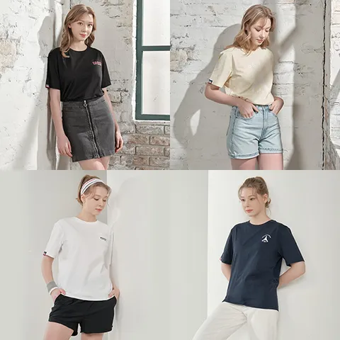 24SS PSG 반팔티셔츠4종 여성