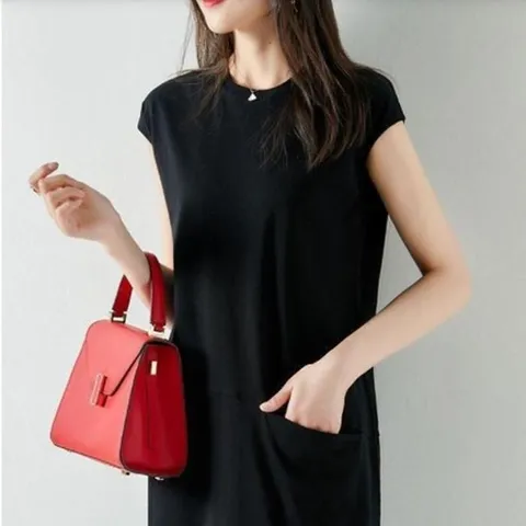 [오노마] ONM 자주원피스 주머니 포인트 쿨원피스 민소매원피스 (10896568)