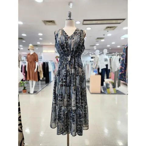 세이브존08 민소매 롱 원피스 M257O101 (38160938)