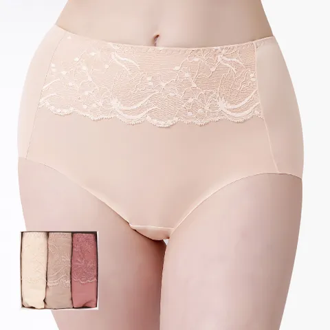 빅사이즈 여성 노라인 맥시 팬티 3매 세트 JHWPA044