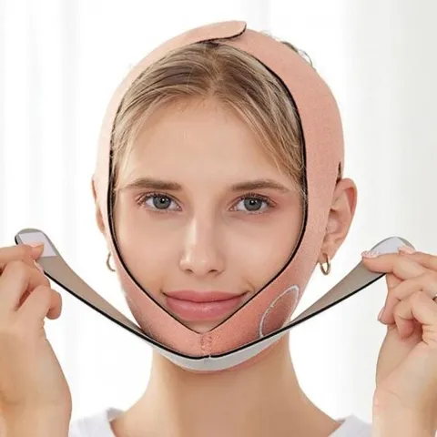 얼굴리프팅 얼굴리프팅밴드 핑크색상 얼굴리프팅기구 얼굴리프팅밴드 얼굴작아지는기구