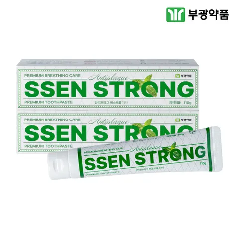 부광약품 안티프라그 쎈스트롱 프라그 제거 구취 입냄새제거 치약 125g 2개