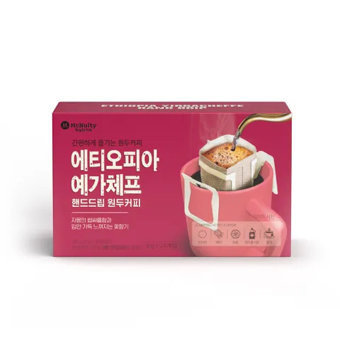 핸드드립 커피 에티오피아 예가체프 싱글오리진 8g 24개입