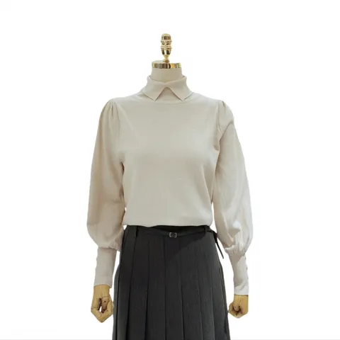 [abfz] 카라폴라 퍼프소매니트 AZZ4HW61 428519