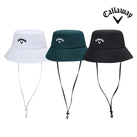 2025 우먼스 미니로고 버킷햇 여성용 골프모자