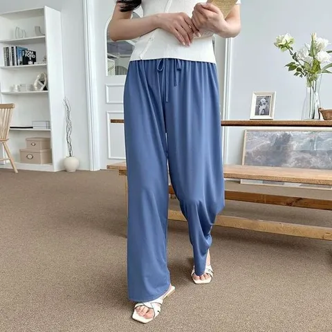 [하프클럽] Rly 여자 태리35 아이스 와이드팬츠 쿨바지 차르르 롱팬츠