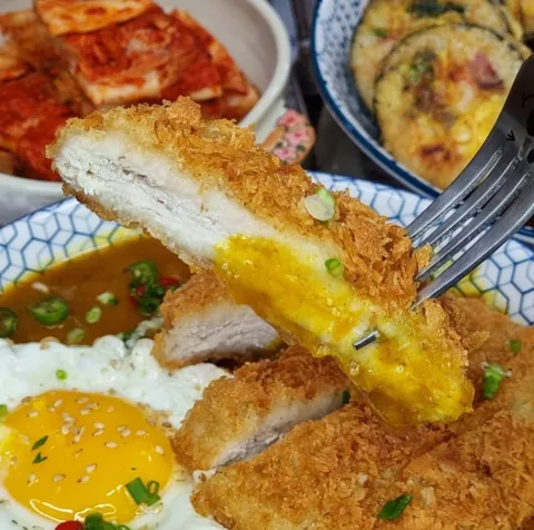 [베지근한식탁]제주 흑돼지 튀김 통 돈가스 10개