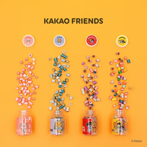 카카오프렌즈 소울메이트 포도맛 캔디 보틀 70gX1통