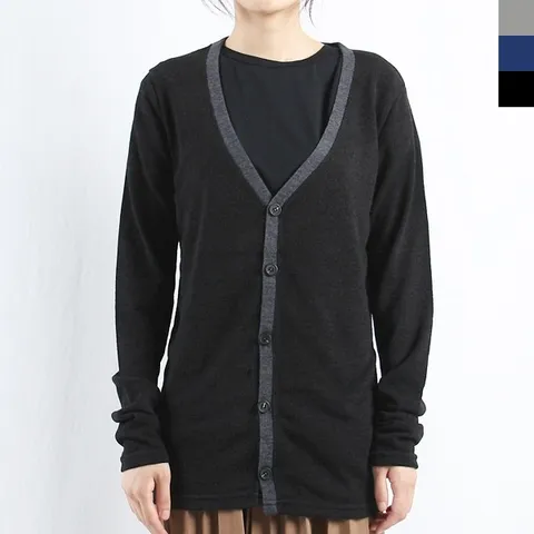 배색 브이 가디건 DJJ-UND-3006 (8330620)