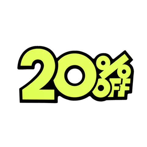 상품홍보쇼카드(20% OFF/6개입)대 4039 쇼카드 엄지손 가격표 POP쇼카드 가격표시 세일표시