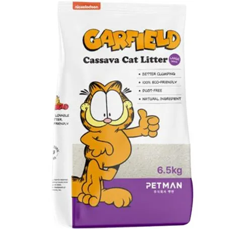 카사바모래 고양이모래 굵은입자 퍼플 보라 6.5kg 응고력2배