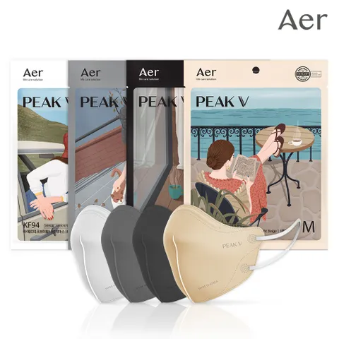 공식] KF94 피크 V 마스크 50개입 (M,L) 8종 택 1
