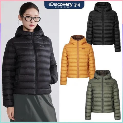디스커버리 여성 올버트 후드 구스다운 경량패딩 DWDJ7J056 428519