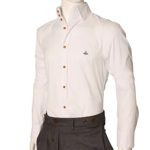 MUST IT_ViVienne westwood 비비안 웨스트우드 당일발송(23) Orb Krall Shirt White