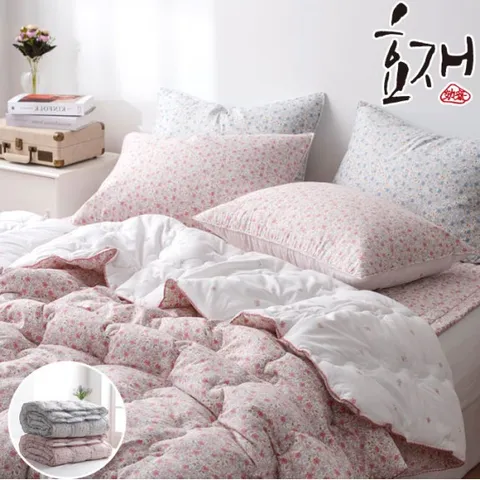로낭 간절기 소프트필 옥수수솜 침구세트(Q) by효재