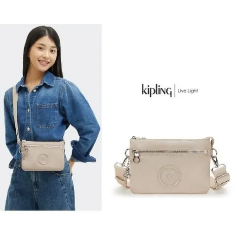 키플링 세련된 미니 크로스백 리리집 베이지 스파이스  KPABS44 BGSC-JS 428519