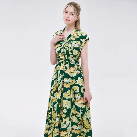 [롯데백화점]플라워나염밴딩롱원피스 PBVFF4M1OP3781