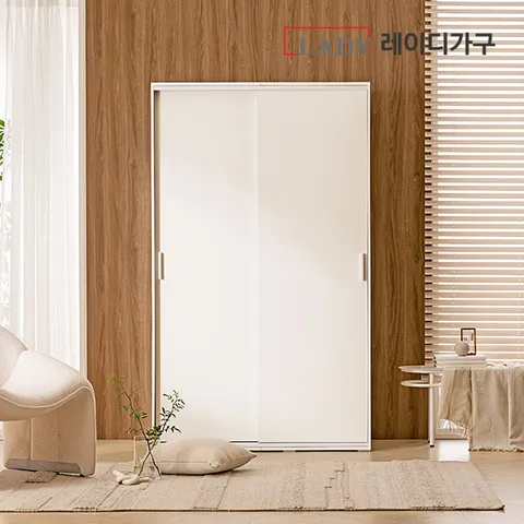 이안 빅 슬라이딩 옷장 1200 행거형
