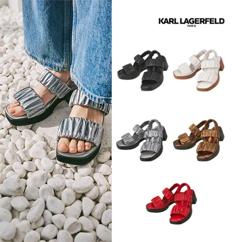 [최초가 139,000원] 25SS 셔링 쿠션샌들