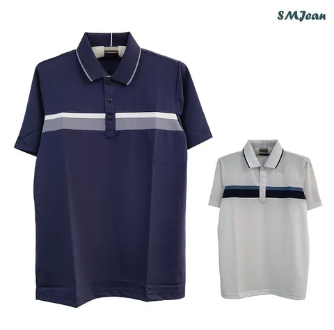 SMJ1278 남자 반팔 카라 티셔츠 반팔티 중년 남성 카라티 여름