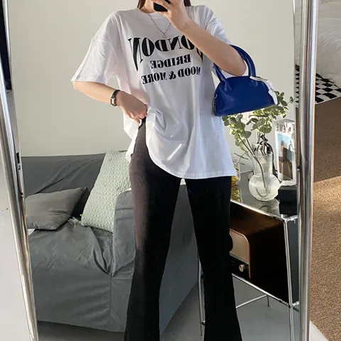 H스타일CM런던세트 여름 여성 트레이닝세트 츄리닝셋트 상하셋업 반팔티 부츠컷