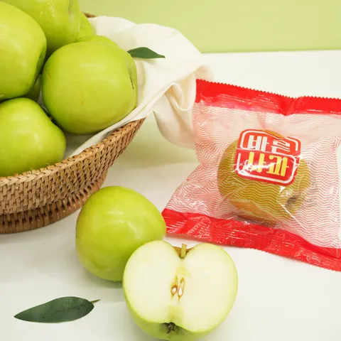 2025년 바른 아오리 세척사과 1kg 2.5kg 5kg