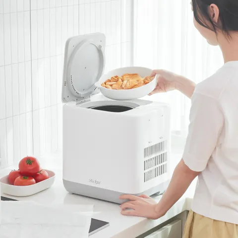 본사] 원터치형 음식물처리기 4L 대용량 건조분쇄형