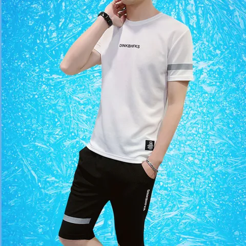 [모로엠] 남성 여름 트레이닝 세트 냉장고 ON-SET-QWEB3318