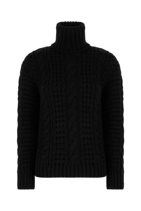 [해외직구] 25FW  X 에드워드 에니풀 울 터틀넥 스웨터 9F00002M6727 999 BLACK