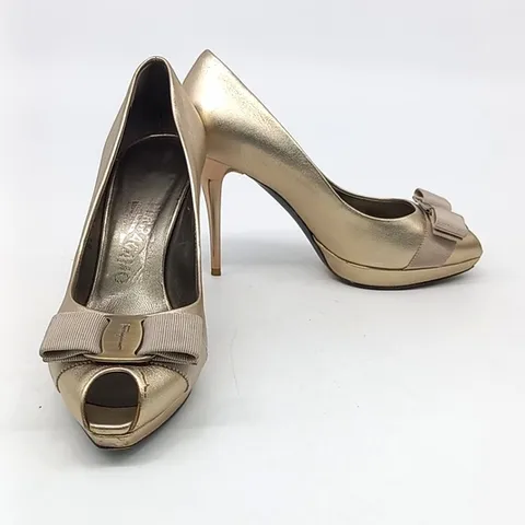 [구구스]중고명품 페레가모 토오픈 핌파 구두  240 (NO 10103489)