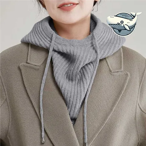 겨울 방한 패션 넥워머 조임끈 스타일 후드 목보호폴라 목방한 넥토시 넥워모 목보호워머