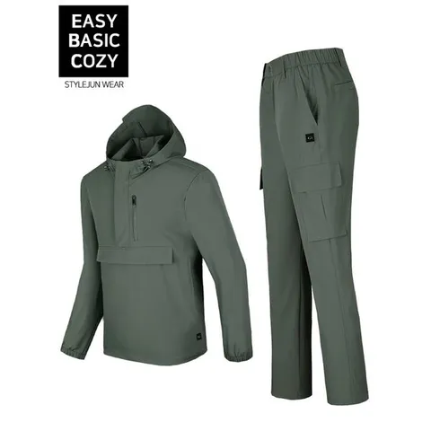 [하프클럽] 남자 트레이닝복 아노락 세트 츄리닝 등산복 작업복