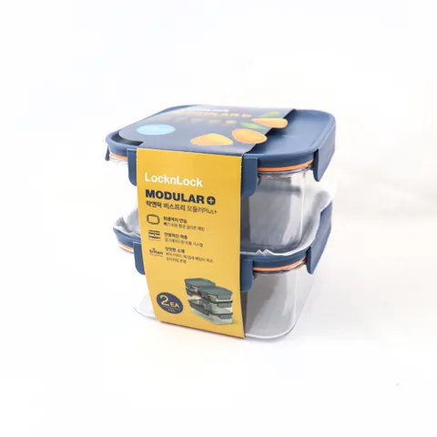 락앤락 비스프리 모듈러 플러스 정사각 1L 2p