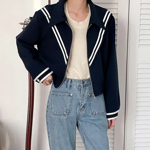 H스타일OT에스블루종 여성 봄블루종 자켓 점퍼 아우터 간절기