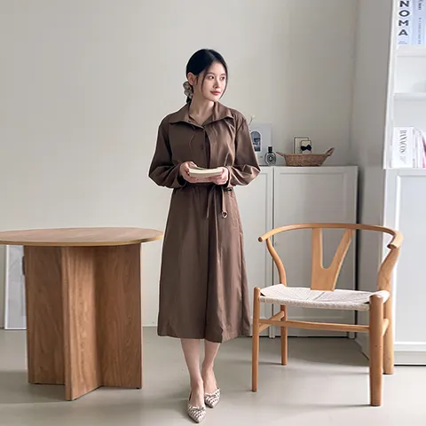 [최초가 139,000원]가브리엘 투웨이 트렌치 원피스