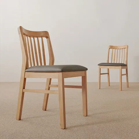 에비뉴 원목 식탁 의자 스퀘어형