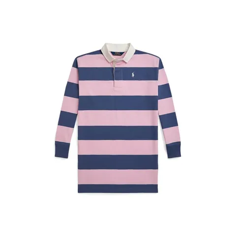 폴로 랄프로렌 여아 멀티컬러 로고 원피스 313971038K_001GARDENPINKEARTHBLUE