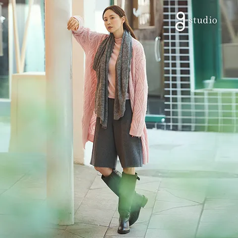 지스튜디오 25FW 울실크 핸드메이드 큐롯팬츠