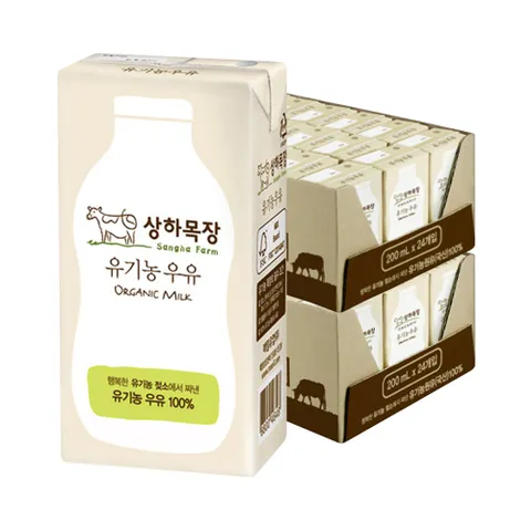 [매일] 상하목장 유기농우유 200ml 48팩